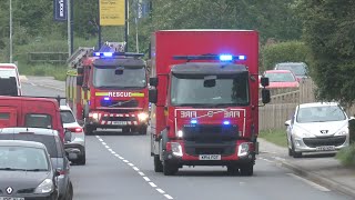 Suffolk Fire & Rescue Service - Haverhill OSU & WrL (spare) Responding