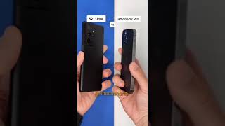 iphone 12pro vs s21 ultra power on comparison 🔥🔥🔥 #ytshorts #shorts #ritechshorts