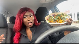 Salad mukbang (while I rant )