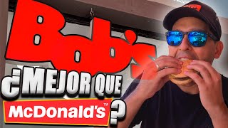 Una cadena de HAMBURGUESAS mejor que McDonald's? BOBS en Brasil