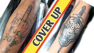 Cover up tattoo,  bad   TO NEW GOOD  TATTOO