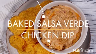 Baked Salsa Verde Chicken Dip - Nutrisystem Recipe