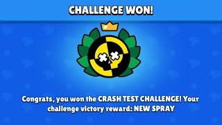 easy..? Crash Test Challenge #brawlstars #inspirationbs