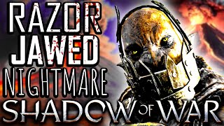 🔴ToG🔴Razor Jawed NIGHTMARE Nemesis in Shadow of War: Good Lord