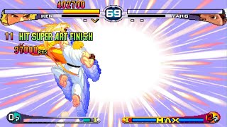 Street Fighter 3 2nd Impact Ken Playthrough (SA I Shoryu Reppa)