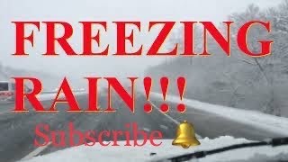 FREEZING RAIN in New York! Relax and enjoy the music.