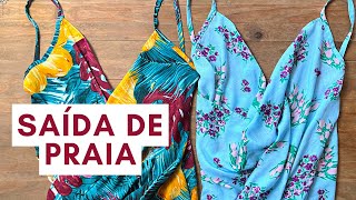 SAÍDA DE PRAIA / VESTIDO SIMPLES - Muito fácil de fazer - Passo a Passo