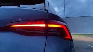 Škoda Octavia IV 2021 - welcome animation back lights