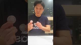 Late night magic with my favorite coin #coinmagic #dollar #closeupmagic #동전마술