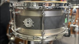 Dunnett Titanium - Black Steel PROTOTYPE // Snare Drum Comparison