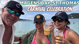 CARNIVAL CELEBRATION, MAGENS BAY, ST. THOMAS, + more from CRUISE DAY 5