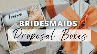 Wedding Series | DIY Bridesmaid Proposal Boxes