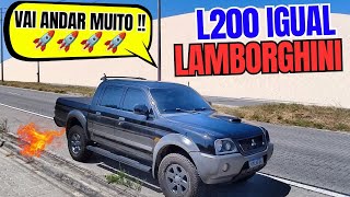 #l200 MELHOR PERFORMANCE para seu #4d56   vai andar mais que Lamborghini.