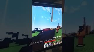 Crossbow reload MLG 😬 impossible Minecraft #minecraft #shorts