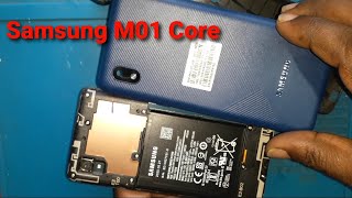 How To Open Samsung Galaxy M013f / Samsung M01 Core Disassembly / How To Open Back Cover Samsung M01