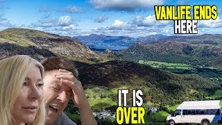 Our First Road Trip had to END the van life uk!!!