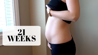 21 WEEK BUMP DATE | ALLERGIES, HAIR & MORE!