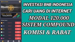 CARA LIHAT HASIL INVSTASI SISTEM COMPOUND APLIKASI BNB INDONESIA