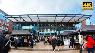 Warrington Town Centre | Warrington | Walk | 4K