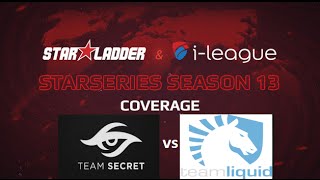 Secret vs. Liquid - Bo3 Star Ladder 13 - Dota 2