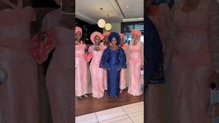 Nigerian bride and her bridesmaid on the dance floor. 🥰#viral#shorts#nigerianweddings #love#beauty