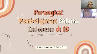 Perangkat Pembelajaran Bahasa Indonesia Di SD