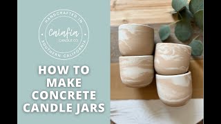 How to Make Concrete Jars (UPDATED)