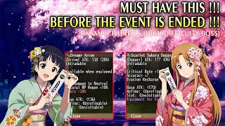 [Hanami Event] Dont Miss It !!! Equipment you must have !