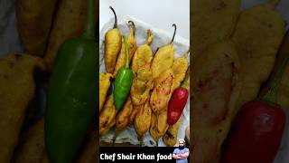 Mirchi pakora recipe / #mirchipakora #snacks #shorts #viral #reels #youtubeshorts #shairkhanfoods