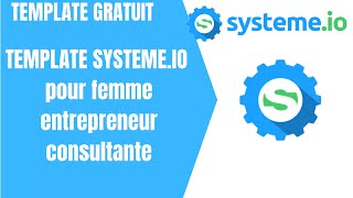 Template Systeme.io pour femme entrepreneur consultante