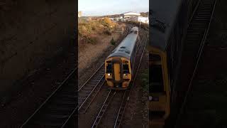 158718 working 2B27 from Montrose to Inverurie #shorts #train #class158 #britishrail #subscribe.