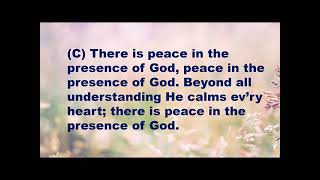 Peace in the Presence of God – DEMO