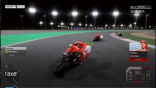 MotoGP 19: Sloppy Qatar Gold in Pro Career (MotoGP 09/10 Soundtrack)