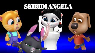 My Talking Tom Friends - SKIBIDI TOILET - SKIBIDI BUT ANGELA vs BECCA