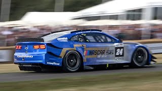 Nascar Garage 56 Camaro BRUTAL SOUND! Goodwood Festival of Speed 2023