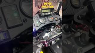 Custom 3d printed dashboard on Africa Twin #xrv750 #diy #3dprinting