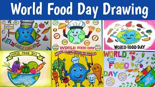 World Food Day #easydrawing #posterdesign  #ideas