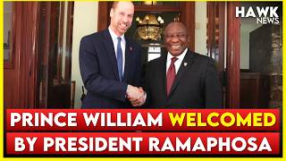 ‘Last Handshake!’ Prince William Welcomed by South African President in Cape Town