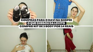 COMPRAS DA LOVITO - TEVE ATÉ ITENS PARA O ENXOVAL DO DAVI - MUITA VARIEDADE E PREÇO BOM!