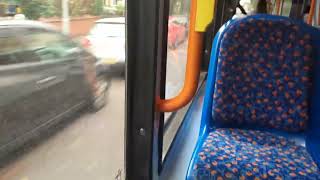 Stagecoach Midlands Scania N230UD Enviro 400 15455 MX08 GJG Running the route 6