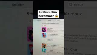 Gratis Robux bekommen 😱 #shorts #roblox #robux #gratis