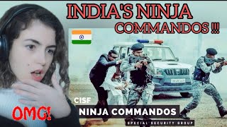 INDIAN CISF NINJA COMMANDOS REACTION| Wow !!! | #cisf #reaction #indianarmy #specialforces