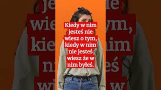 Kiedy w nim jesteś nie wiesz o tym, kiedy w nim nie jesteś wiesz że w nim byłeś. Co to jest?