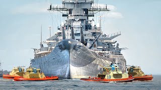 How Powerful Tugboats Dock US Largest Warships In Tight Harbors