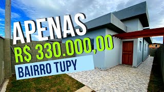 CASA NOVA COM 180 METROS DE TERRENO NO BAIRRO TUPY EM ITANHAÉM - Vinicius Barros Corretor