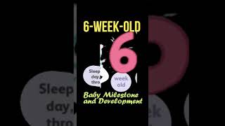 6 WEEK OLD BABY MILESTONE AND DEVELOPMENT l NEWBORN #Shorts