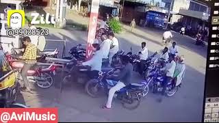 New best funny video l Zill funny video l a old man was felled from motorcycle