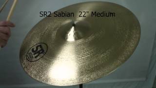 Sabian Cymbal 22" SR2 Medium Crash/Ride SR2-22M