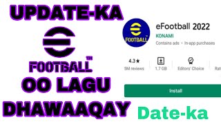 Waa Lagu Dhawaaqay Update-ka PES 2021 TO EFOOTBALL 2022 #efootball2022 #elmitech