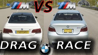 Forza Horizon 4  | BMW M3  (E92) vs BMW M5  (E60) Drag Race  |  0-60, 0-100 MPH and 0-150 MPH